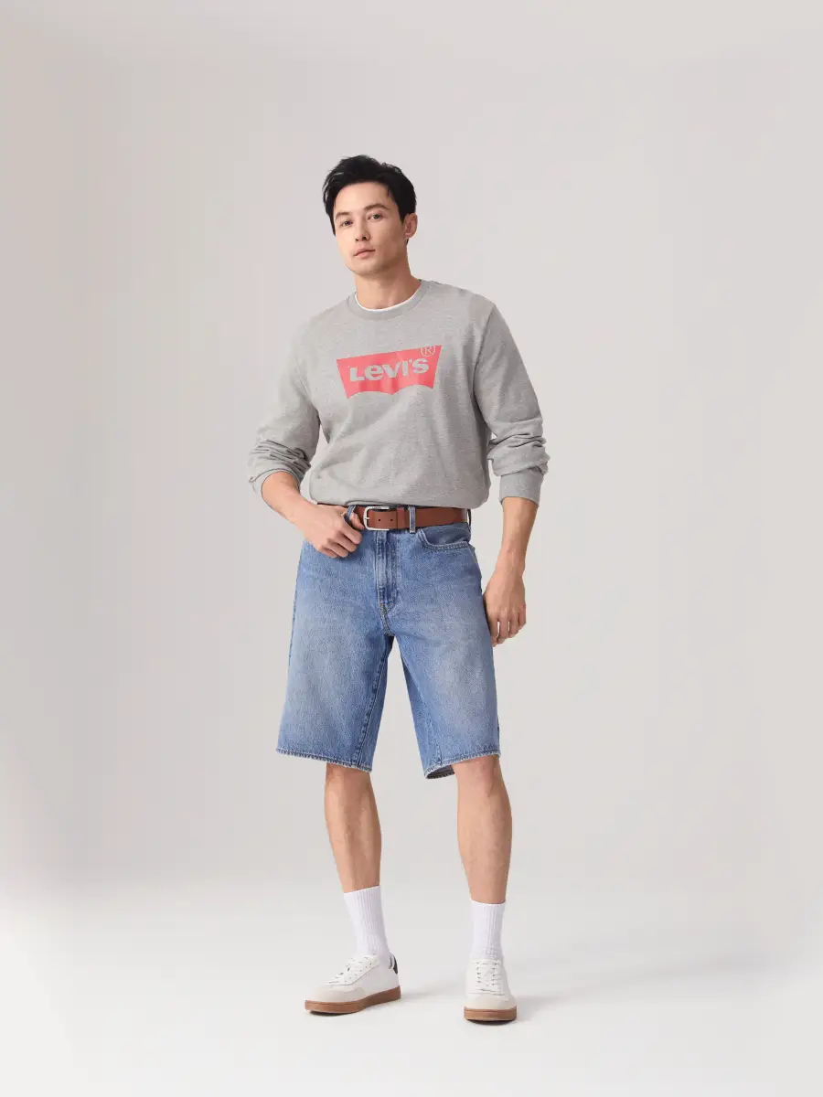 Levi's Levi's 25 Spring New Arrival Couple American Fashion Casual Crew Neck Pullover Sweatshirt 003ys
