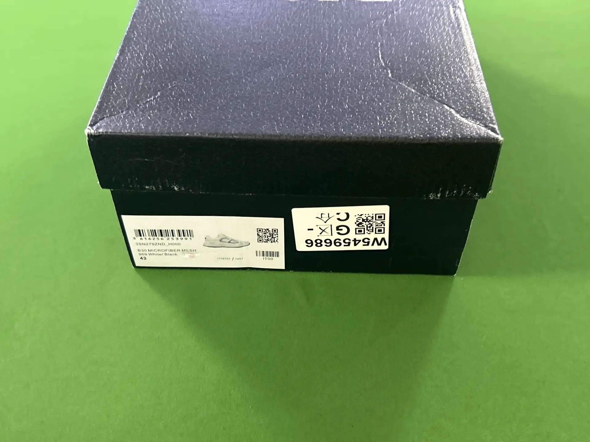 3SN279ZND H000 969 MICROFIBER MESH White/Black