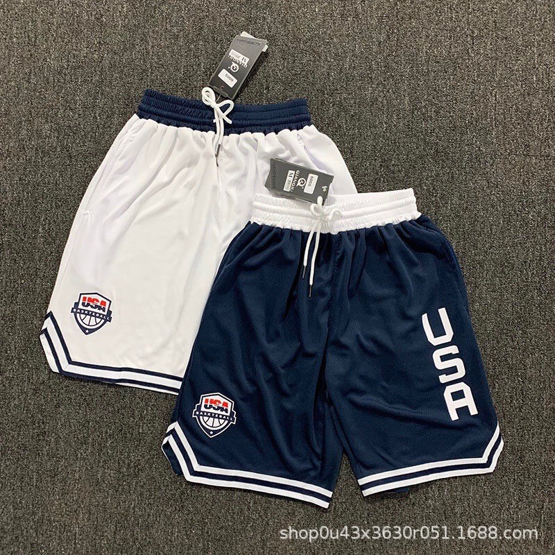 Basketball Sports Pants Men's Summer American Basketball Shorts USA Team But Knee Training Running Quick Drying QC-foto från 1688 på Qualit.ly