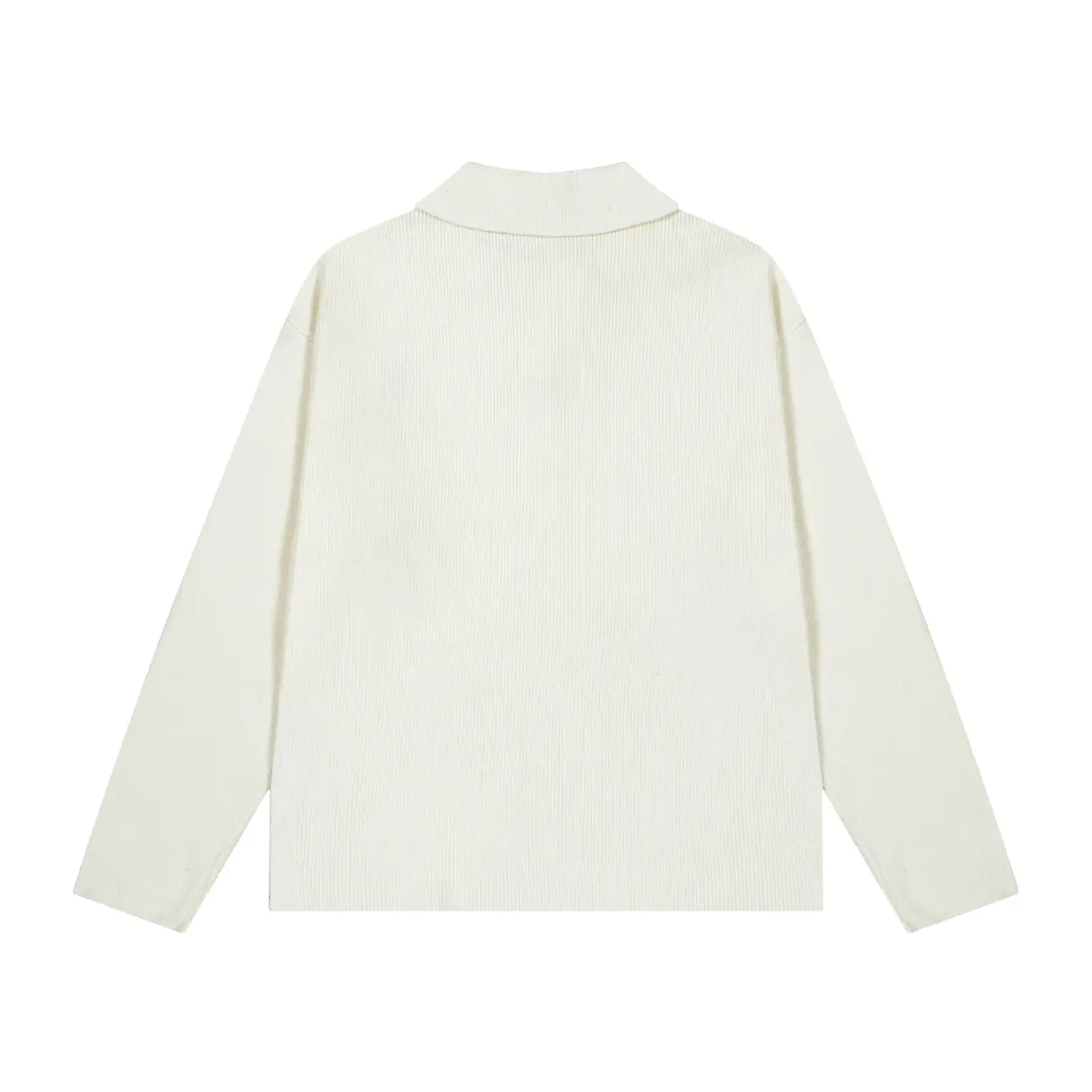 2025 Autumn and Winter New Embroidered Wool Collar Pullover Sweater