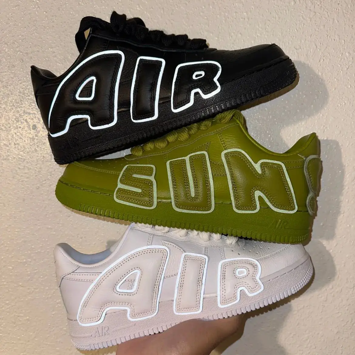 CPFM x Nike Air Force Sunshine / Flea AF1 贴字母 运动休闲鞋