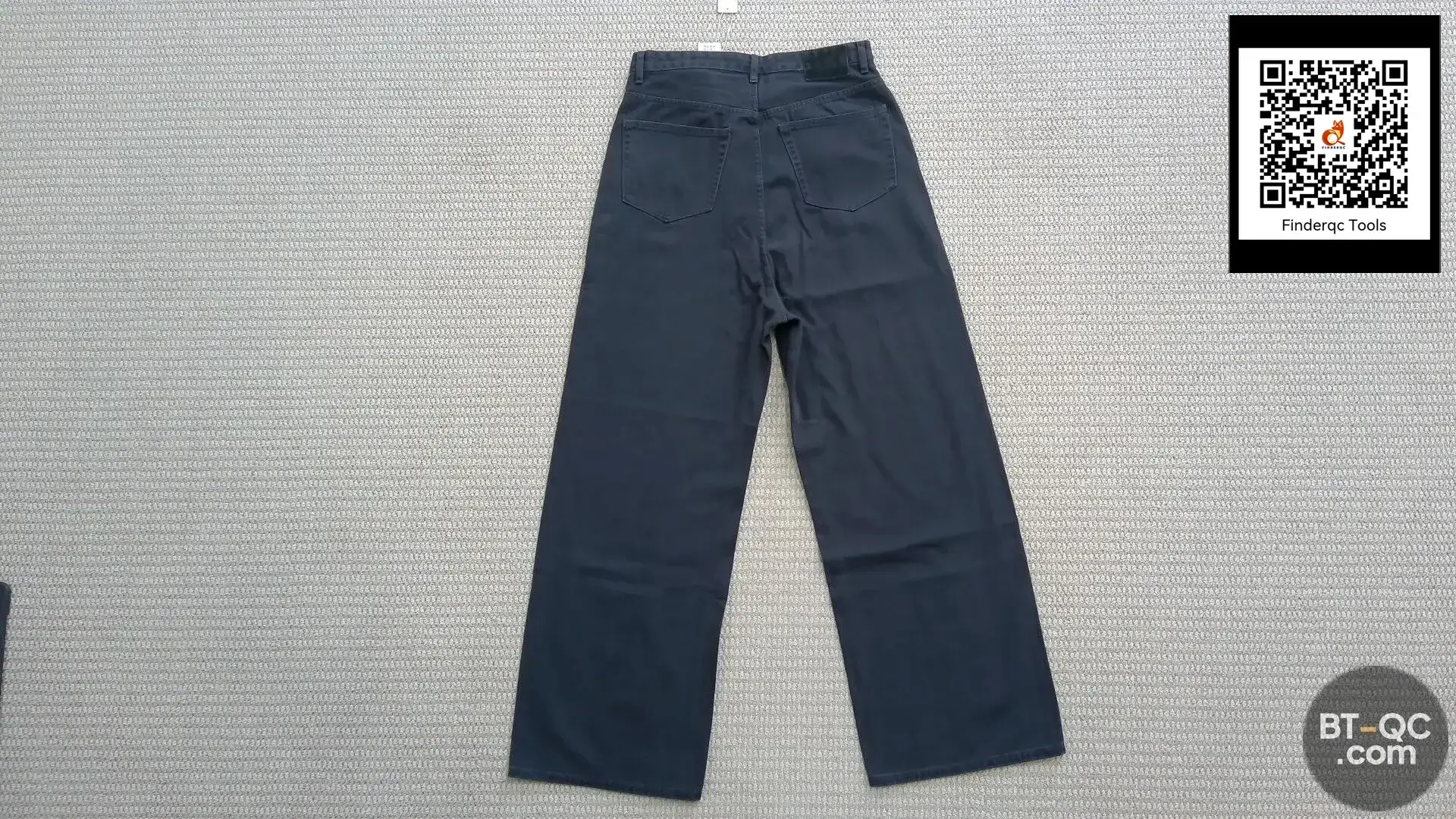Vujade009Luck Pl Baggy Loose Straight-leg Wide Leg Wash Denim Casual Easiest for match Work Clothing pants