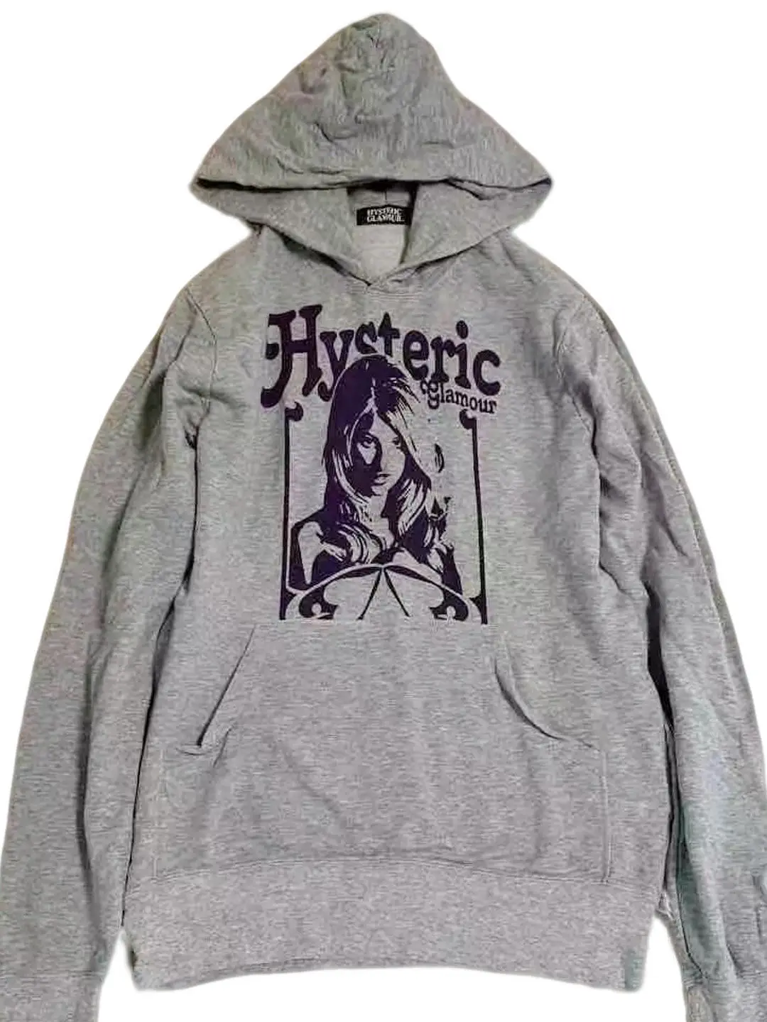 Hysteric Glamour hysterical portrait print pattern visual retro casual hoodie