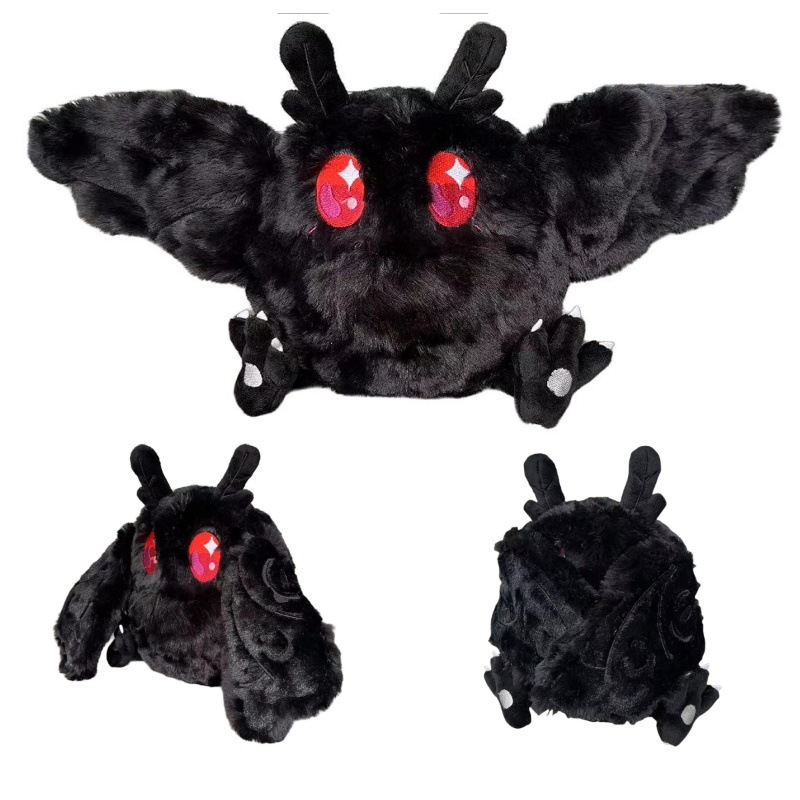 Cross-Border New Mothman Horror Moth Plush Doll Cartoon Anime Holiday Doll Toy