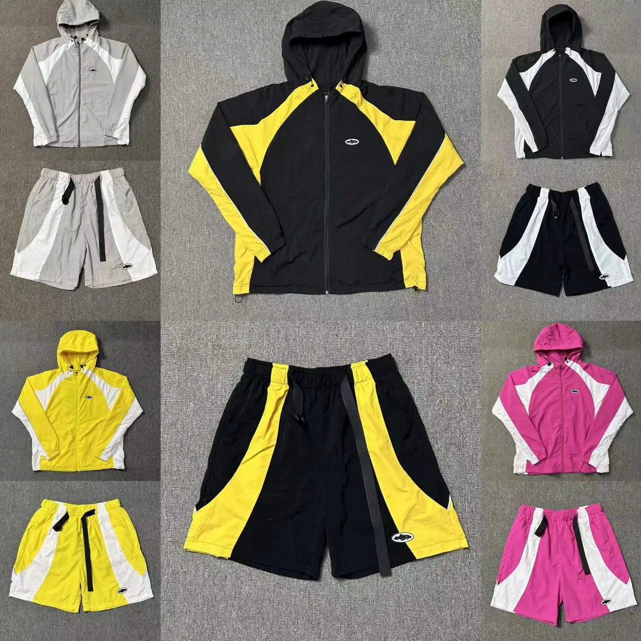 Alcatraz Island Black Yellow Hooded Jacket