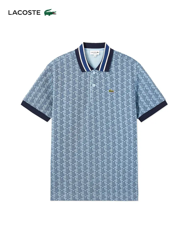 Lacoste French Crocodile Men's Clothing 24 Autum New arrival Business Casual Short-Sleeved T-Shirt Polo Shirt | Dh1417