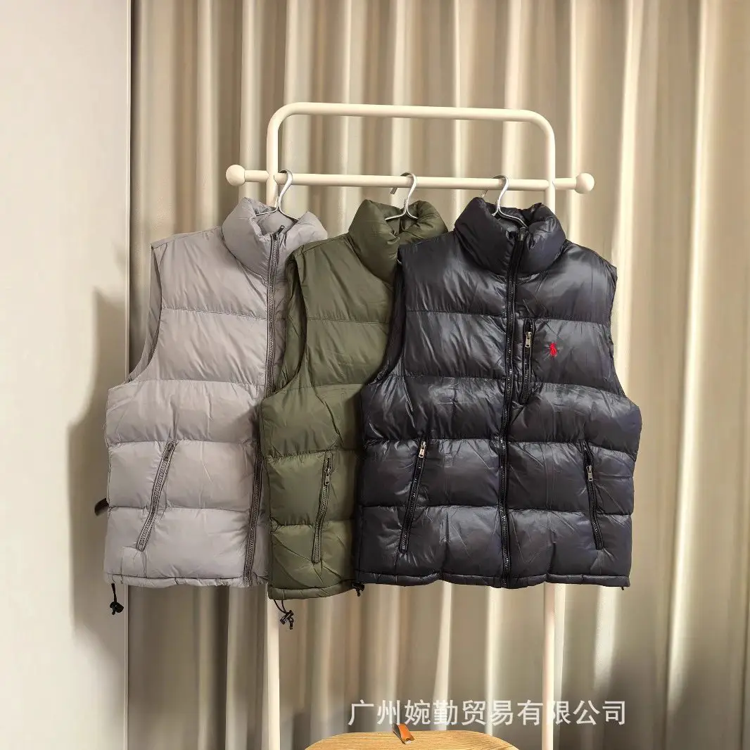 秋冬立领保暖棉衣马甲坎