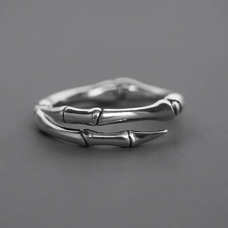 Original design "Minion" ring 925 Thai Silver retro lonely beast series
