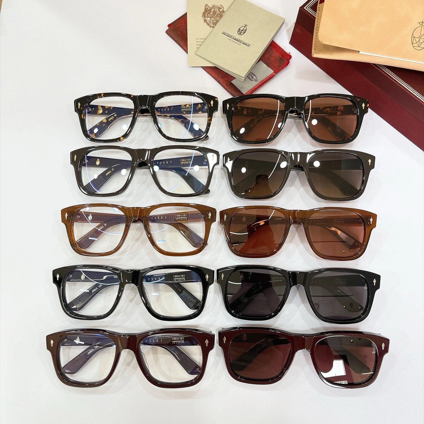《原单》 JACQUES MARIE MAG雅克马克玛吉新款太阳镜🕶️墨镜 平光镜🌟🌟🌟MODEL:YVESI🌟🌟🌟SIZE:56口19🌟🌟 🌟配送盒子~