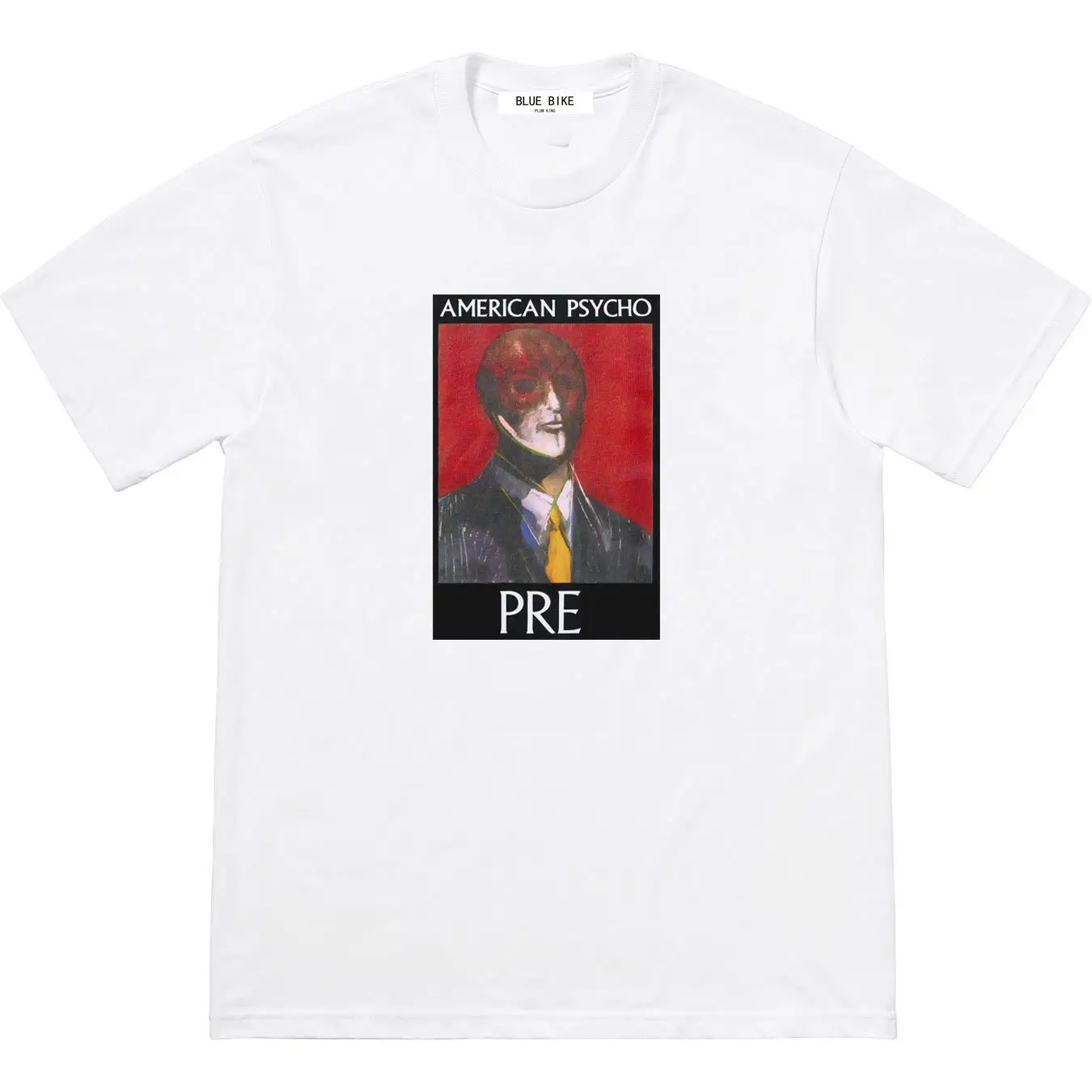 23 AMERICAN PSYCHO TEE Creative Characters Printed Short-sleeved T-shirt for Men and Women Couple's Ins