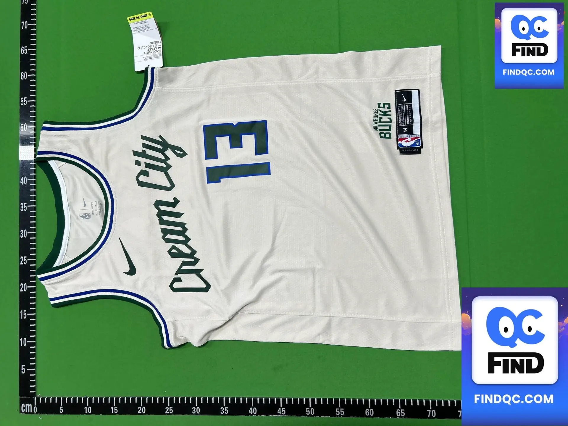 Nike Milwaukee Bucks Cream City Jersey