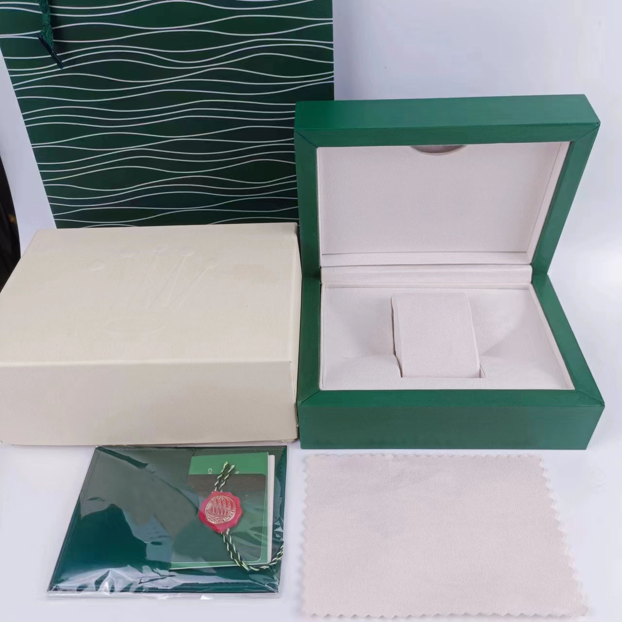 Original watch box watch box green water ghost black water ghost labor home packaging wavy gift packaging generation batch