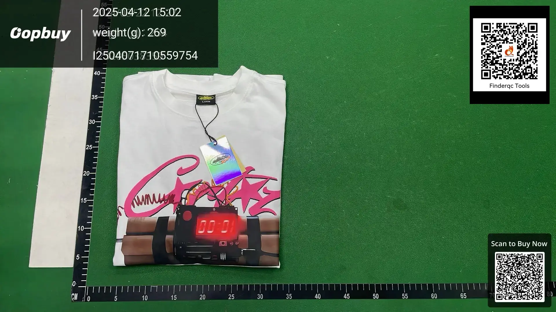 Corteiz Series Bomb Printed Short Sleeve High Street European and American Style Casual Hip-Hop Half Sleeve Top for Men and Women