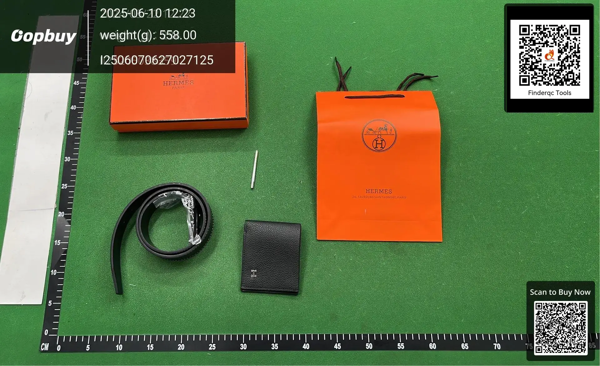 Hermes Belt and Wallet Set