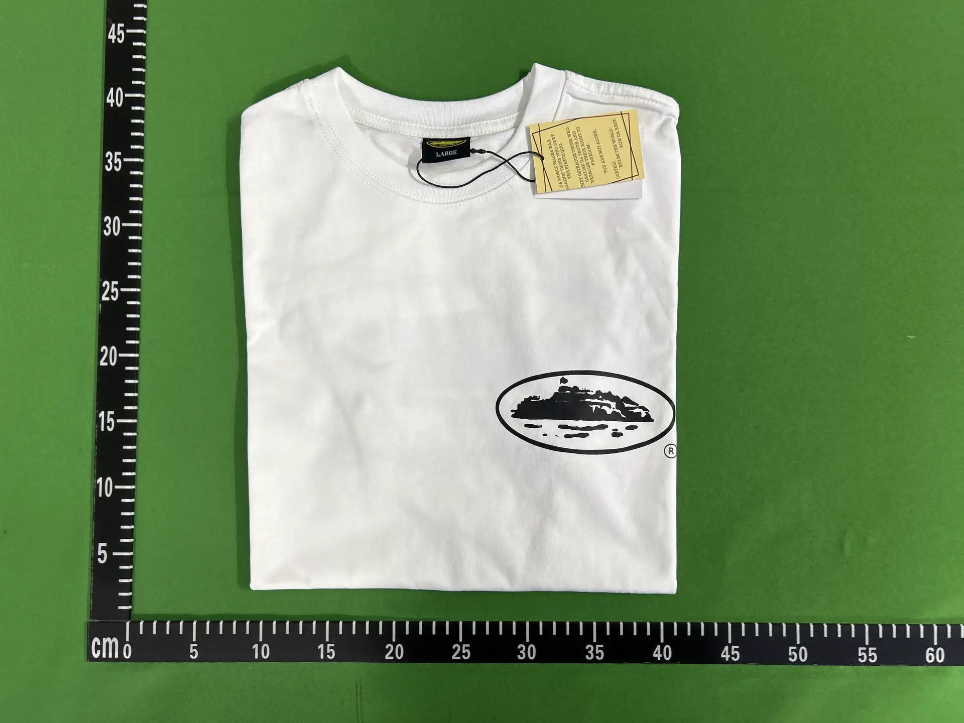 High-Quality British Street Hip-Hop Alcatraz Printed Short-Sleeved T-Shirt Men's Summer Fashion Brand Trendyy Round Neck T-Shirt