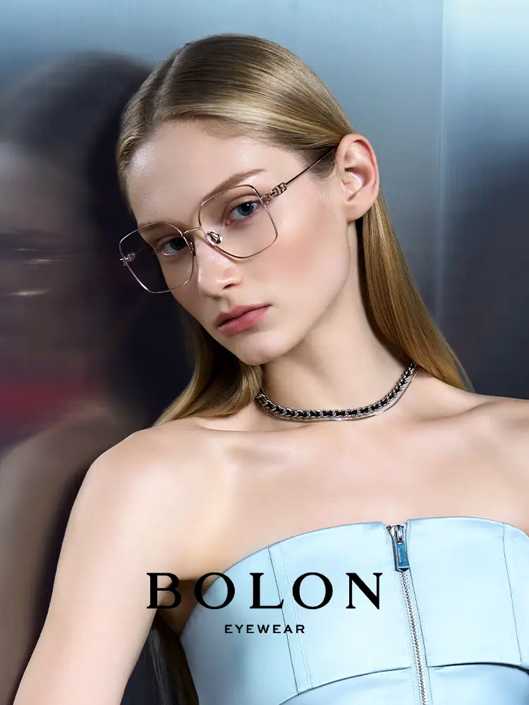 [Same Style as Yang Zi] Bolon Tyrannosaurus Glasses Frame New Optical Mirror Full Frame Frame for Myopia Men and Women Ba7039