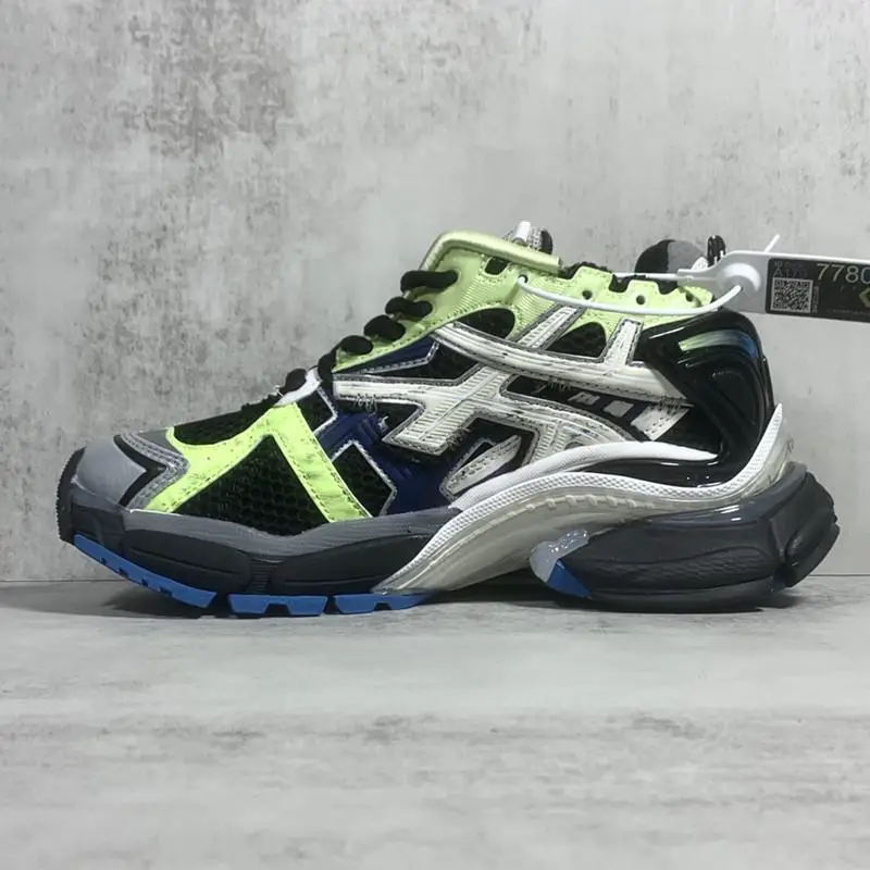 Color-Blocking Retro Vintage Paris Runner Dad Shoes for Men and Women Thick Sole Height-Increasing Sneakers 7.0 Seventh Generation Running Shoes