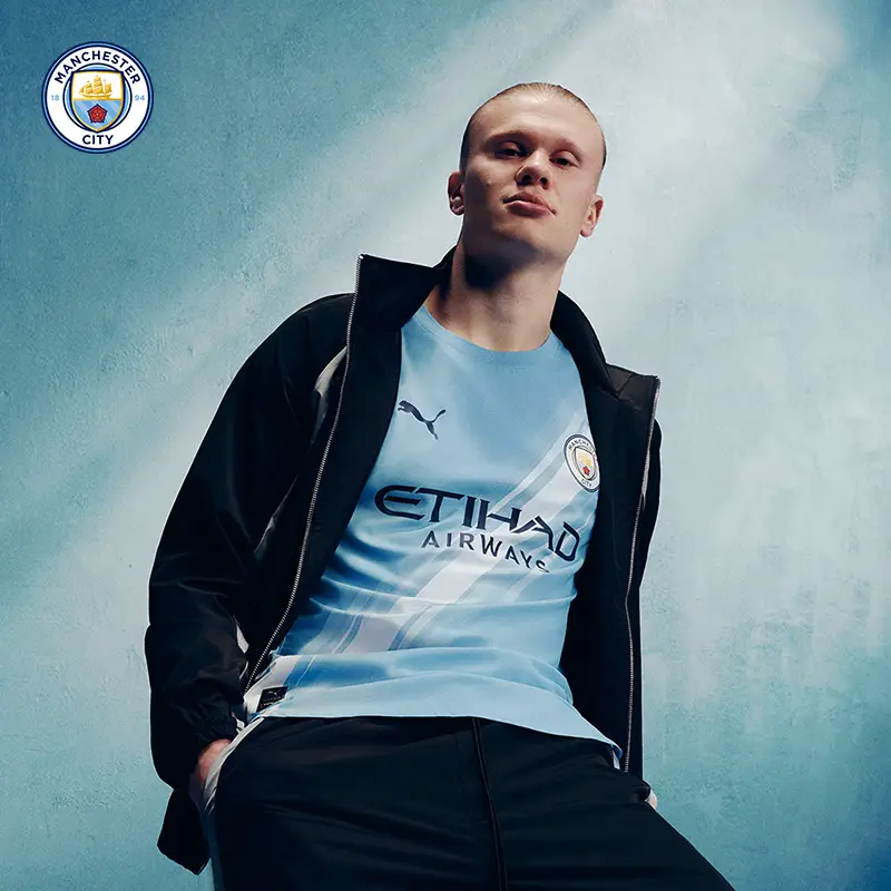Manchester City Player Version Gift Box 25/26 Season Men's Home Short-Sleeved Jersey