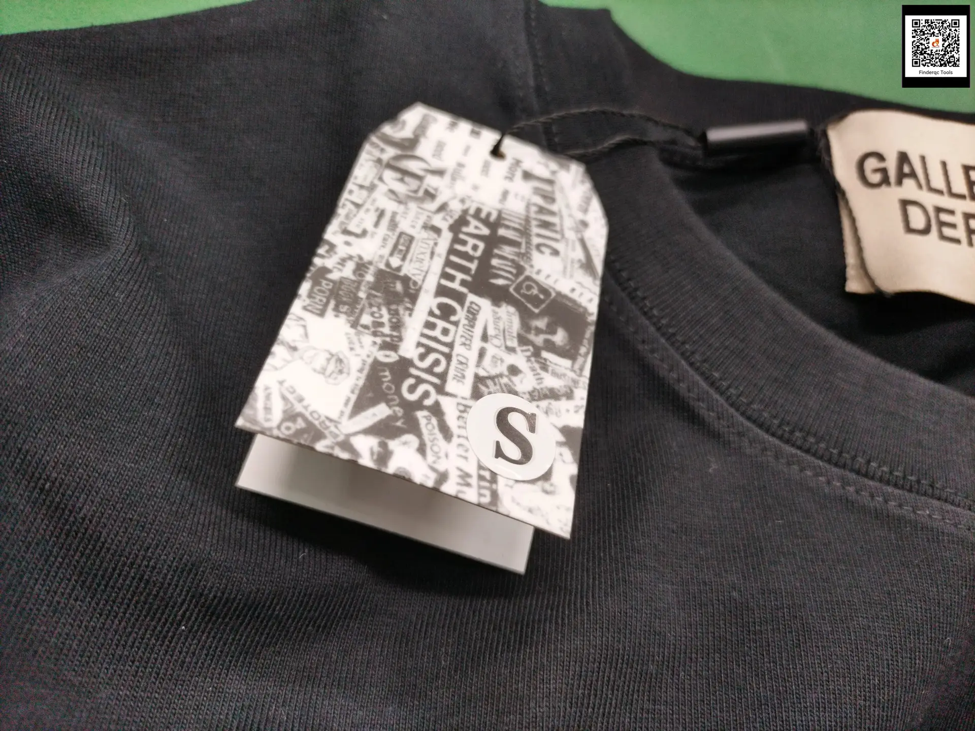 Gallery Dept. Black Short Sleeve T-Shirt