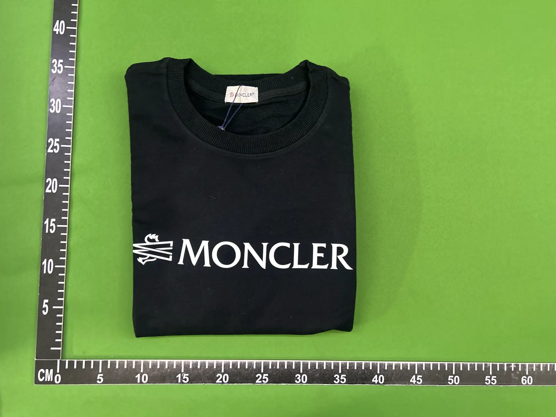 Moncler Black Crewneck Sweatshirt