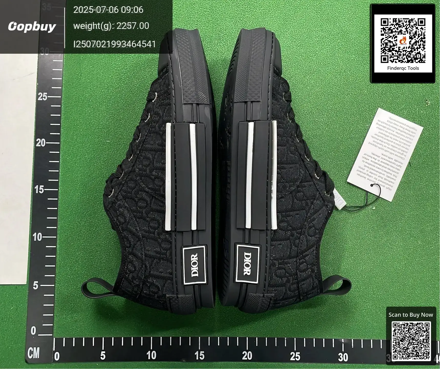 Dior B23 Low Top Sneakers Black