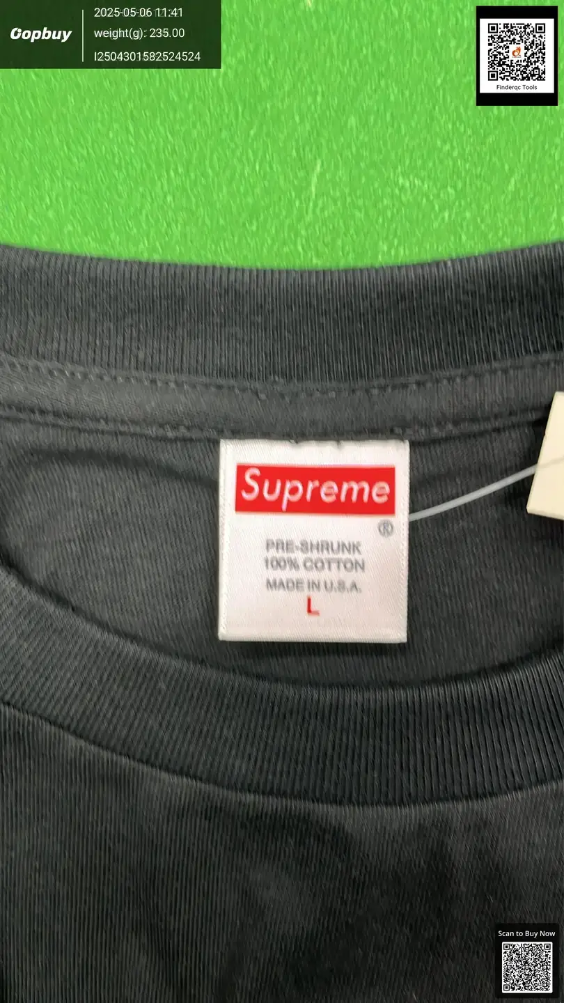 Supreme Aphex Twin Selected Ambient Works 85-92 T-Shirt Navy