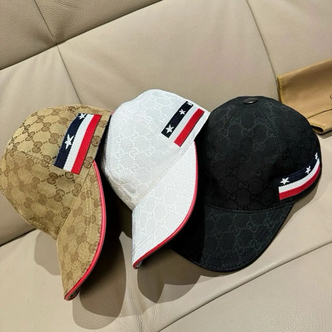 *Top质量*带原盒*侧边星星G棒球帽渔夫帽休闲时尚街头潮流帽子