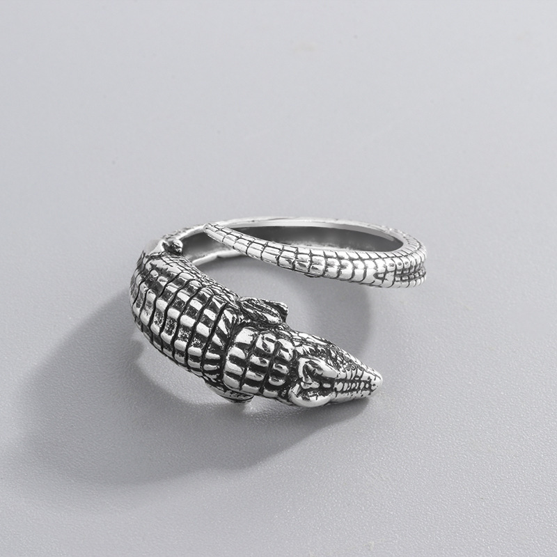 Yanyu Crocodile Ring Ring Female Small Animal Cute Jewelry Ring Ring Adjustable Size Factory Direct Sale