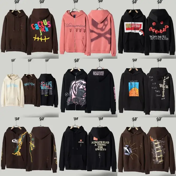 Travis Scott Hoodies 28+ colorways [Premium Quality]