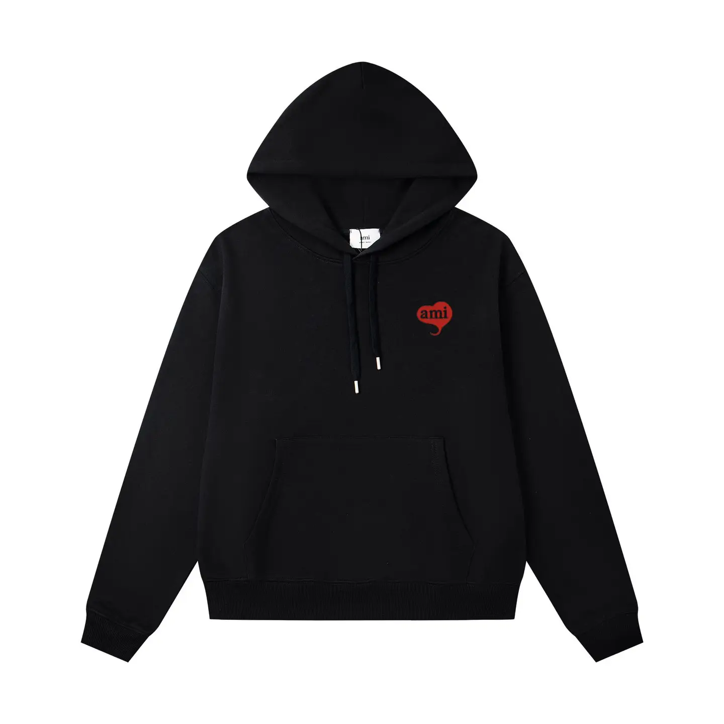 Am1 Sweatshirt Classic Heart Pure Cotton Hooded Sweatshirt Casual Loose Versatile Unisex Cross-Border Dropshipping