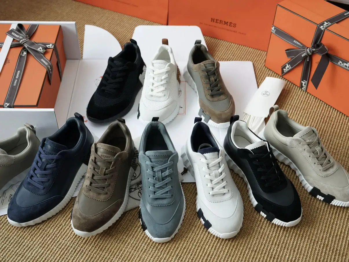 Hermes Bouncing Sneaker Beige Esquisse