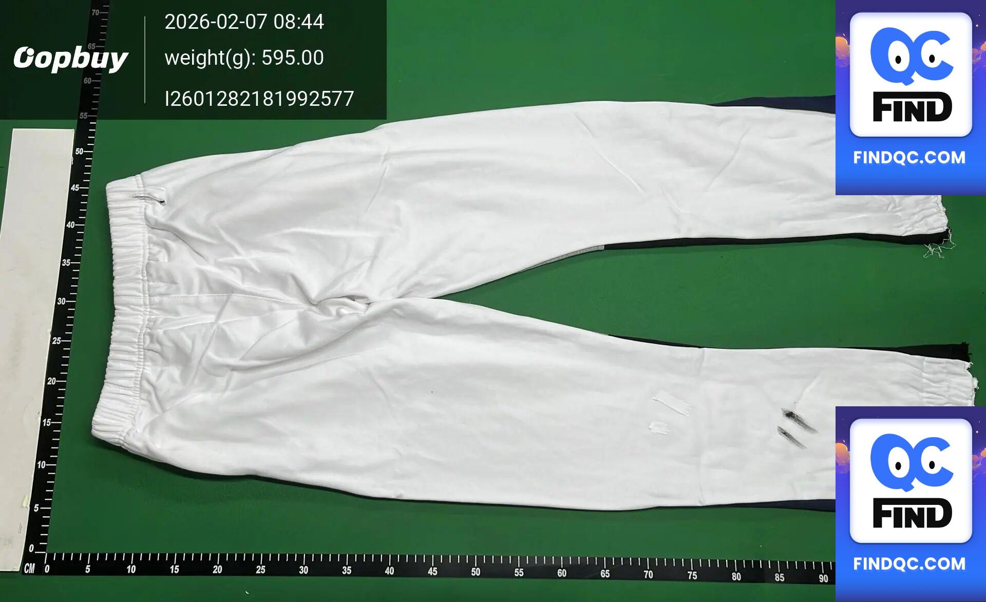 Correct version of cross-border G D classic letters splash ink graffiti printing stitching Joker pants men's and women's casual trousers — QC-foto 2