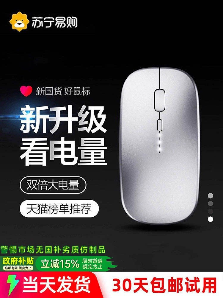 Wireless Mouse with Low Noise, Suitable for Laptops, Bluetooth, Office Use, Charging, Compatible with Lenovo, Huawei, Asus, Dell, Universal Y696
