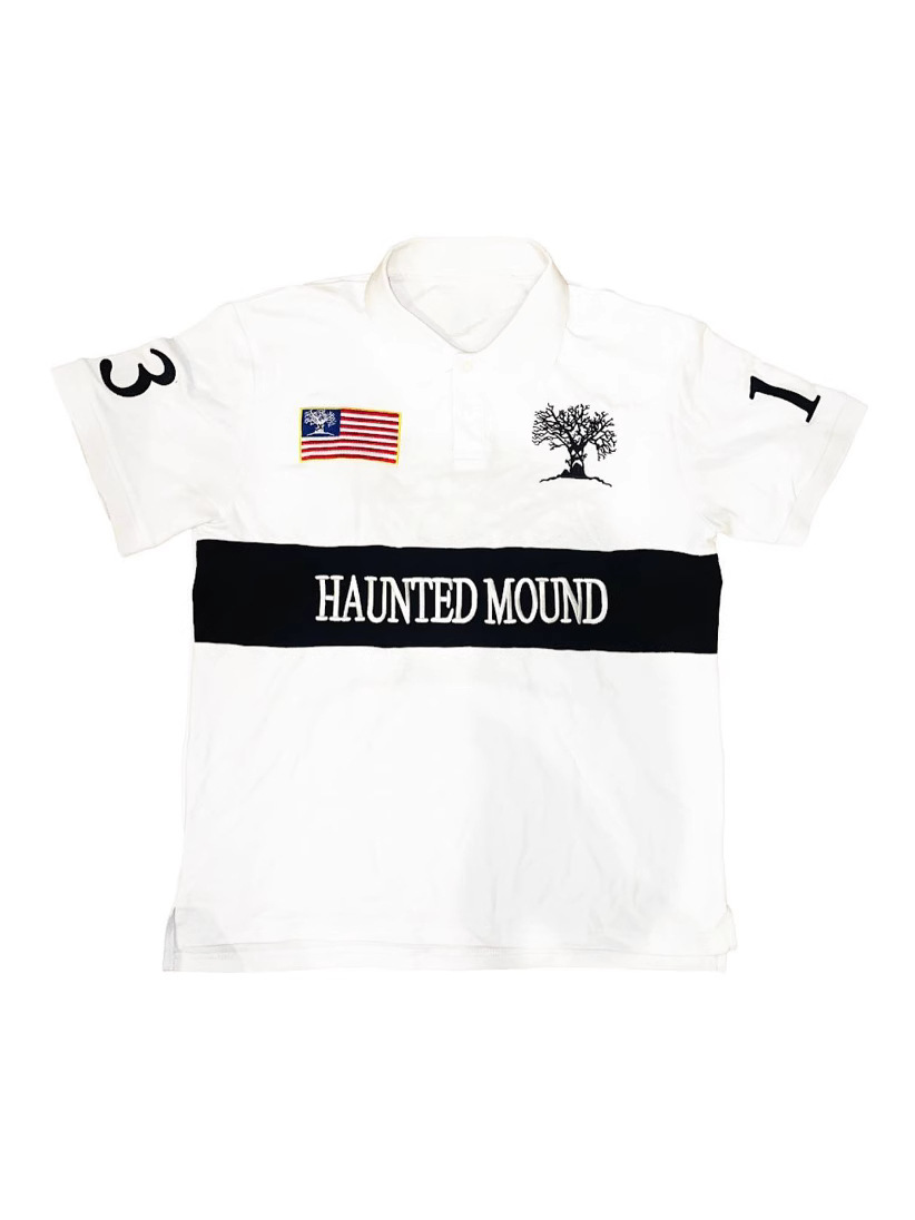 European and American Cross-border Summer Three-dimensional Embroidery Pattern Men's and Women's Polo Collar Casual Outdoor Sports Top foto QC de 1688 en Qualit.ly