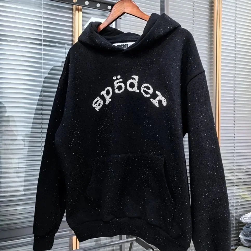 sp5der Hoodie Foto QC de WEIDIAN na Qualit.ly