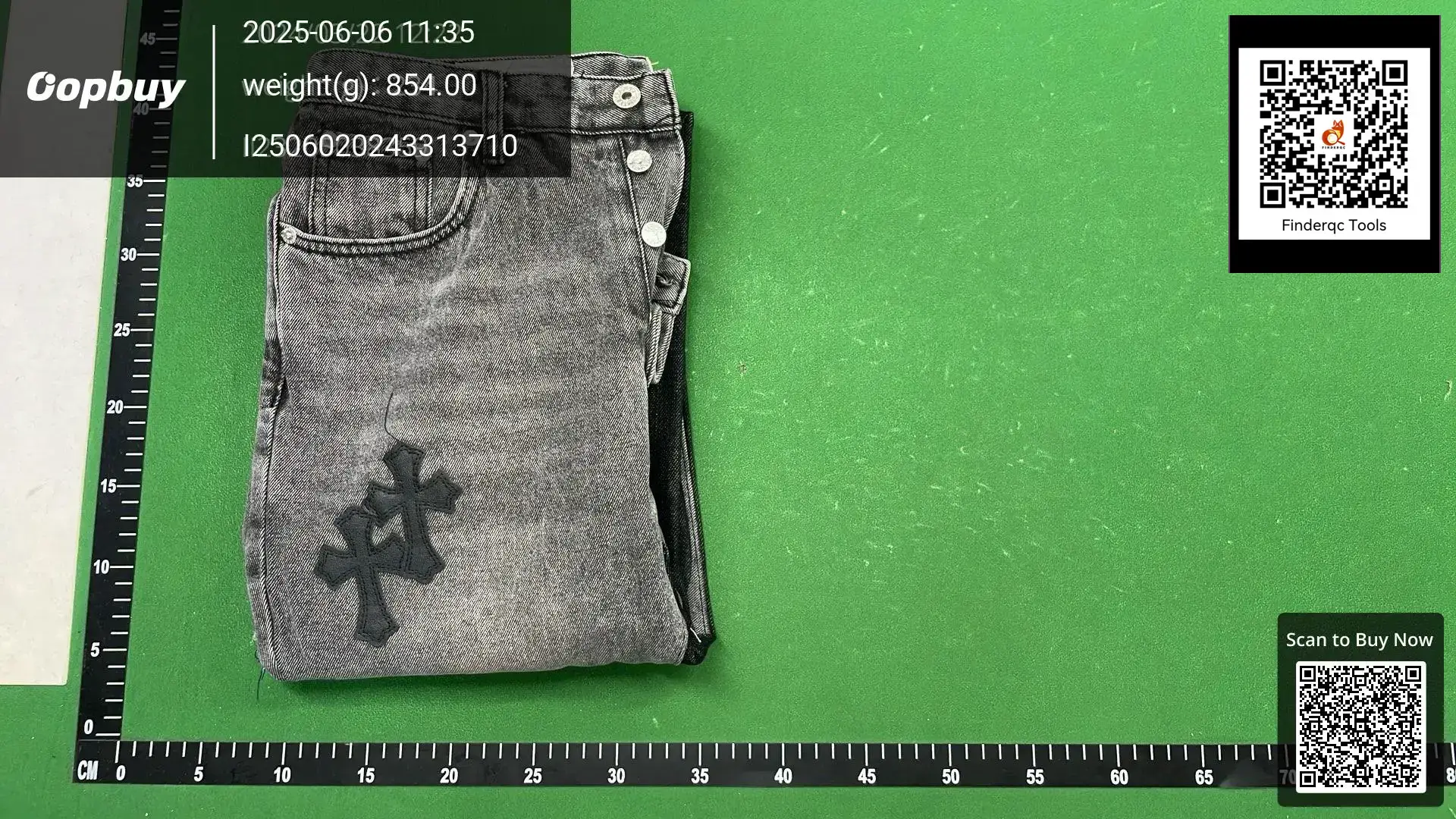 Chrome Hearts Jeans Grey