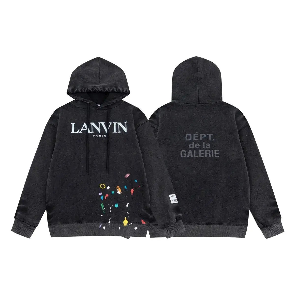 la 连帽卫衣