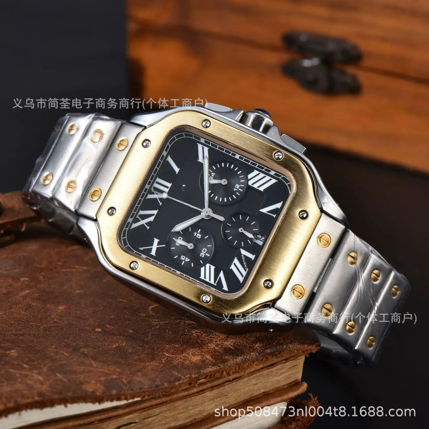 2023 foreign trade goods business men's watches quartz six-pin watches manufacturers wholesale