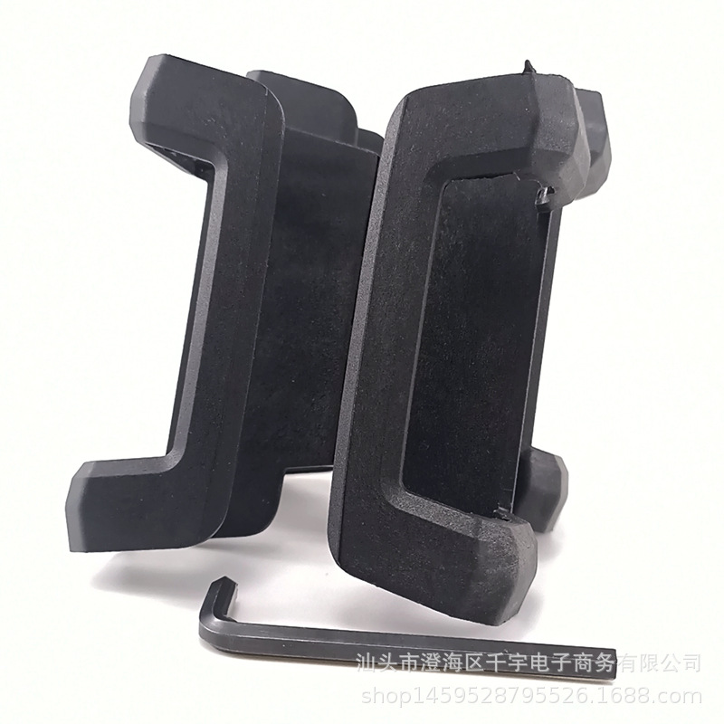 Hollow Out magazine and parallel actuator Lightweight nylon double clip magazine and parallel actuator