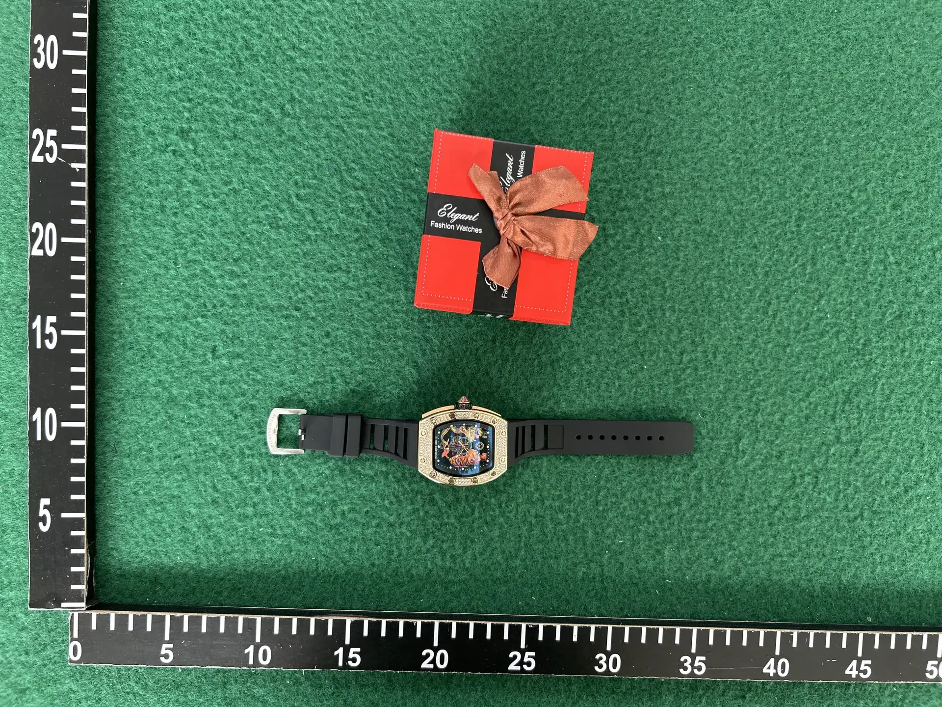 Electroplated Color Literal Quartz Watch Easiest for match Trendy Men Women's Watch Barrel Shaped Full Diamond Quartz Watch