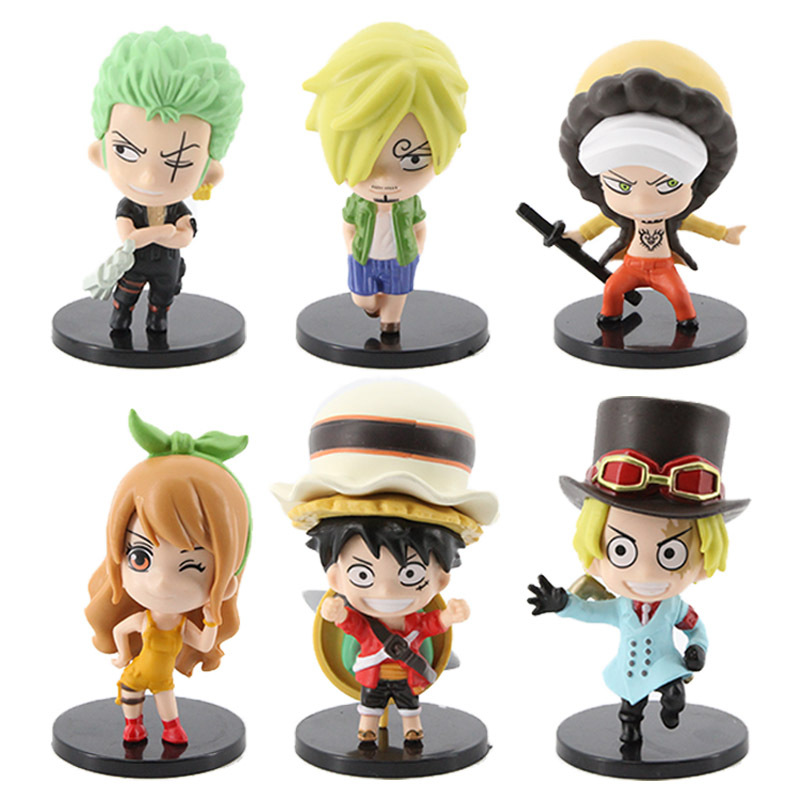 Voyage King Q Edition 6 Pirate Hand Bagged Luffy Solonna Mero Mountain Saab Doll Cake Ornaments