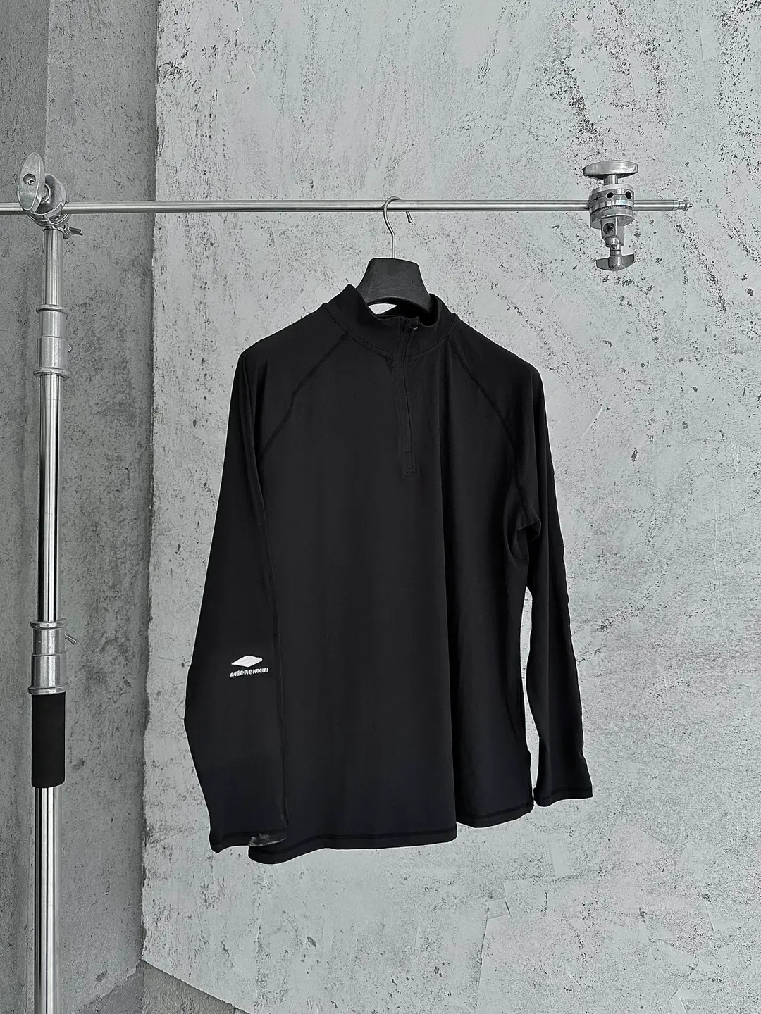 Half Zip Fitted Top Skiwear Ski Series Half-Zip Fitness Tops Quick-Drying Long sleeves T-Shirt