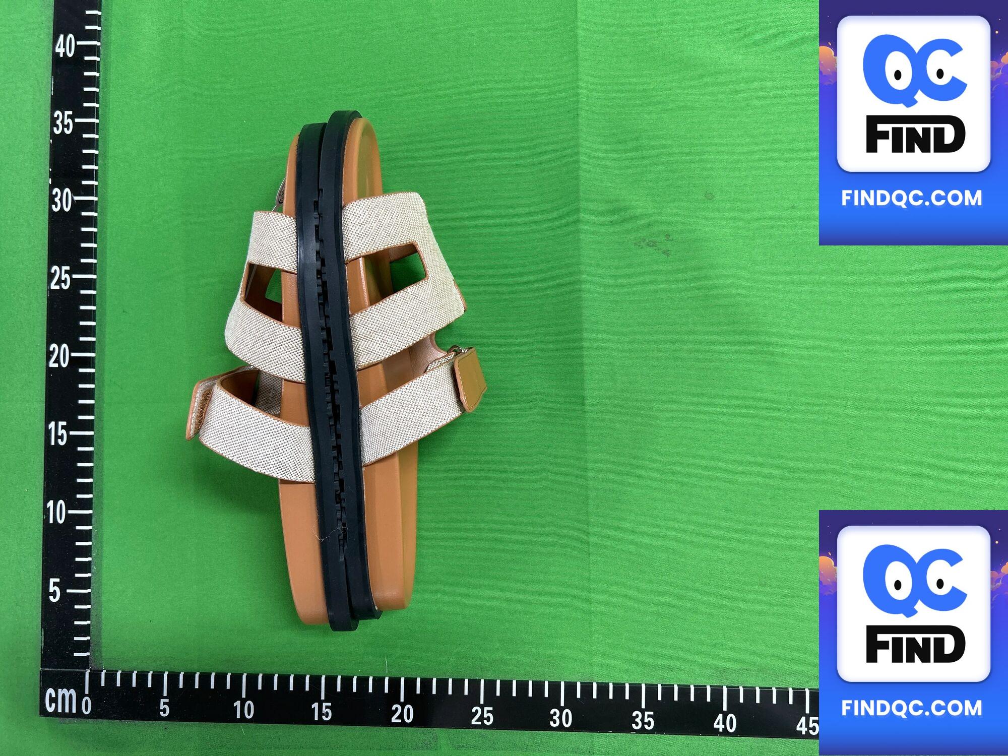 Hermes Oran Sandals Orange QC