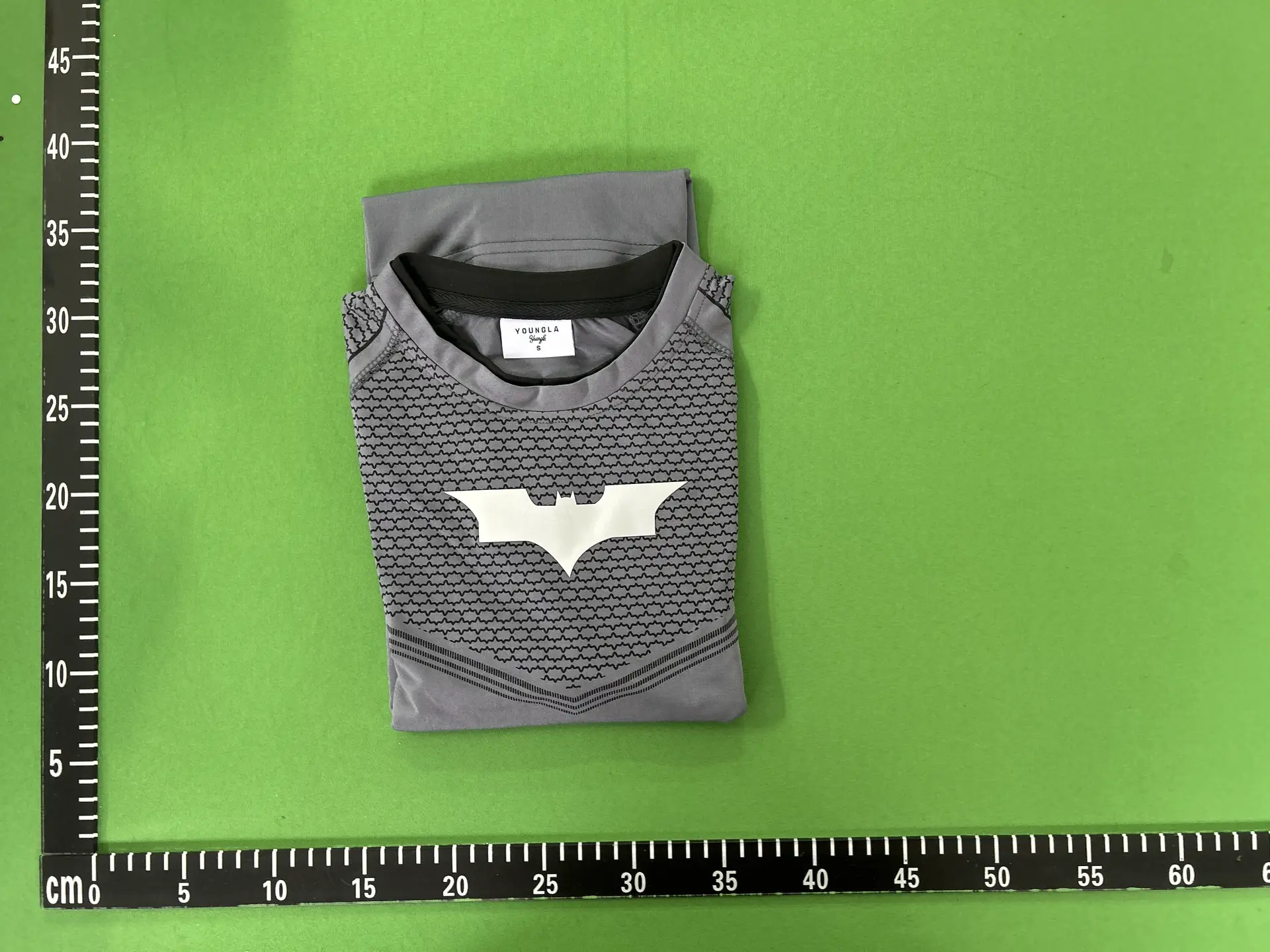 YOUNGLA Batman T-shirt Grey