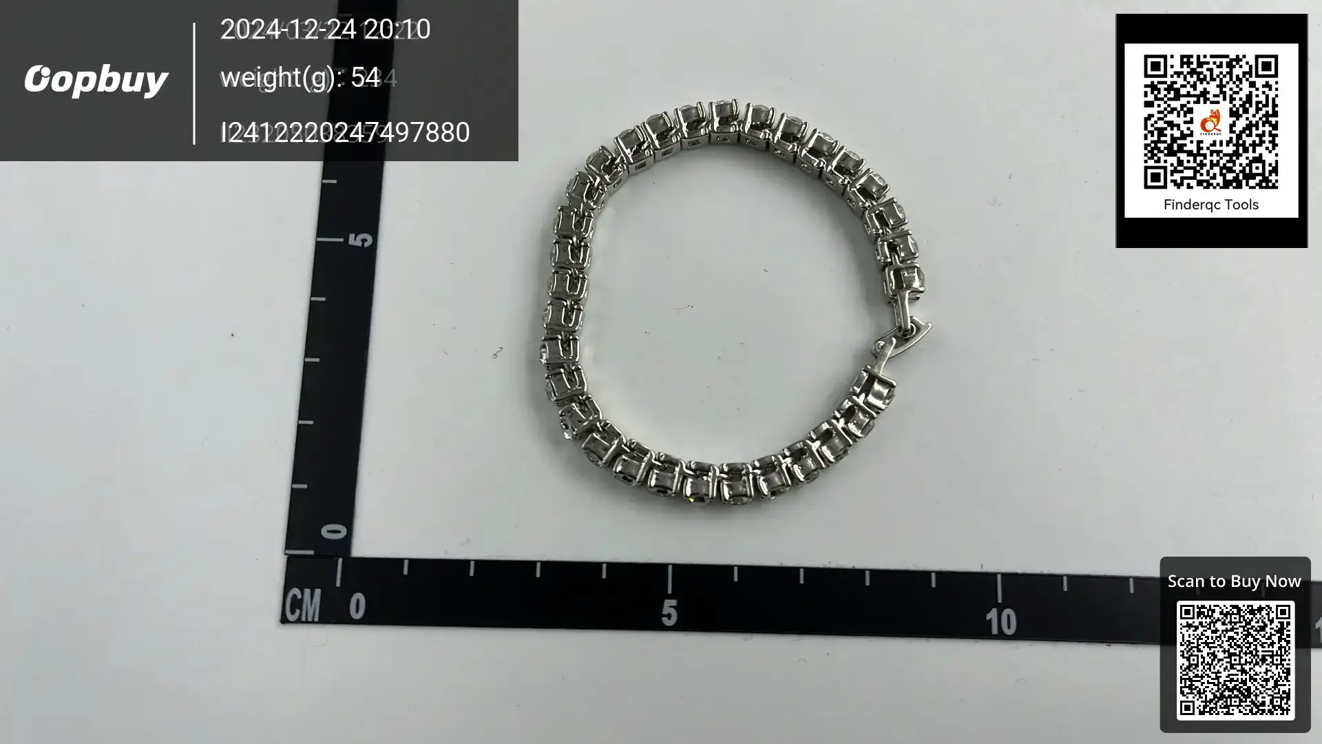 Chris Brown Same Style Single Row Diamond Tennis Bracelet for Men and Women Fashion hip hop Popular Street Niche Jewelry