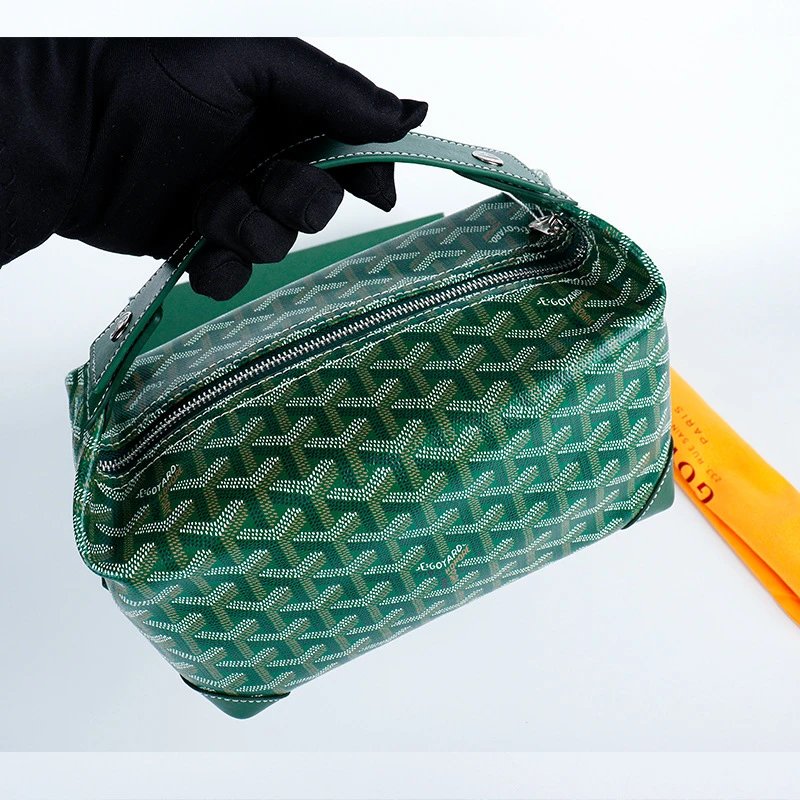 Goyard Cosmetic Pouch Green
