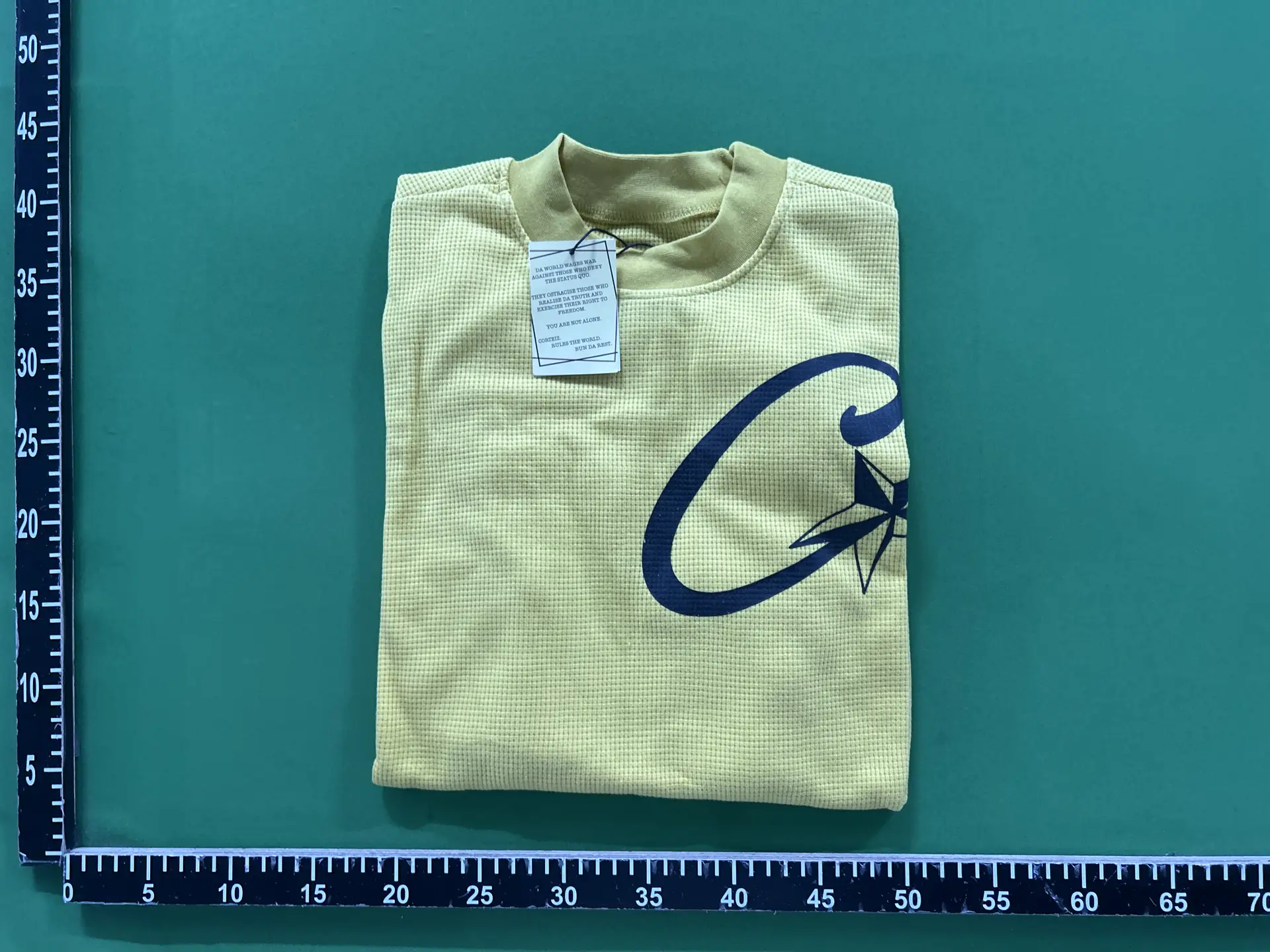 Fashion brand Corteiz new waffle long sleeve American sports casual men's and women's oversizeT T-shirt summer couple
