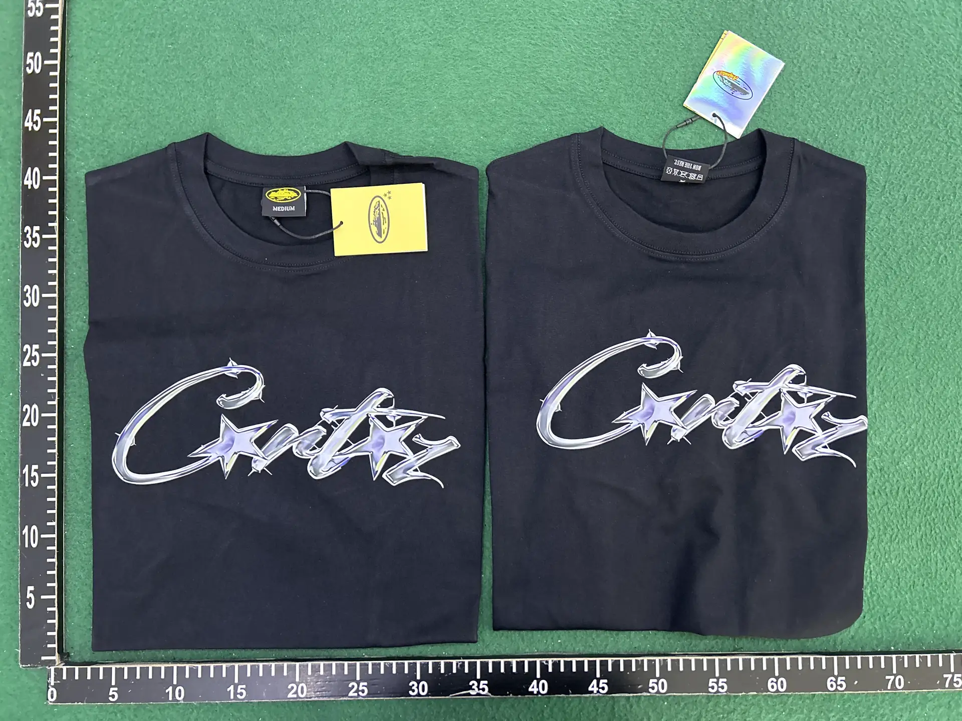 Classic Letter Print Short-Sleeved Summer High Street Loose Casual Versatile Trendy Brand T-Shirt for Men and Women