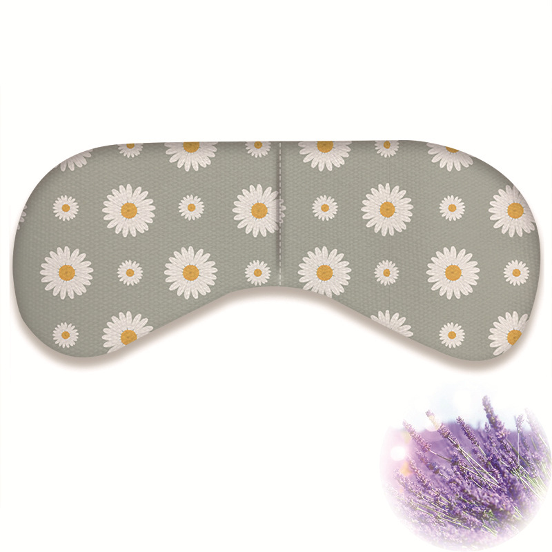 Linen Printing Yoga Eye Pillow Microwave Heating Flaxseed Lavender Filling Hot and Cold Compress Shading Sleep Eye Mask