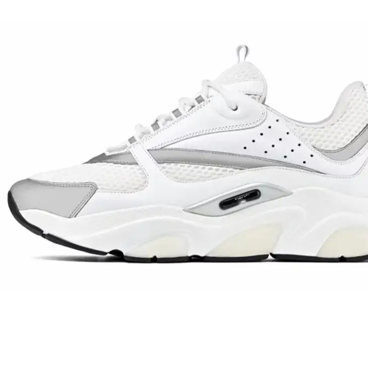 Export Shoes 2299 Casual Sneakers Easiest for match Genuine Leather Retro Flat Shoes Outdoor Breathable Mesh Dad Shoes